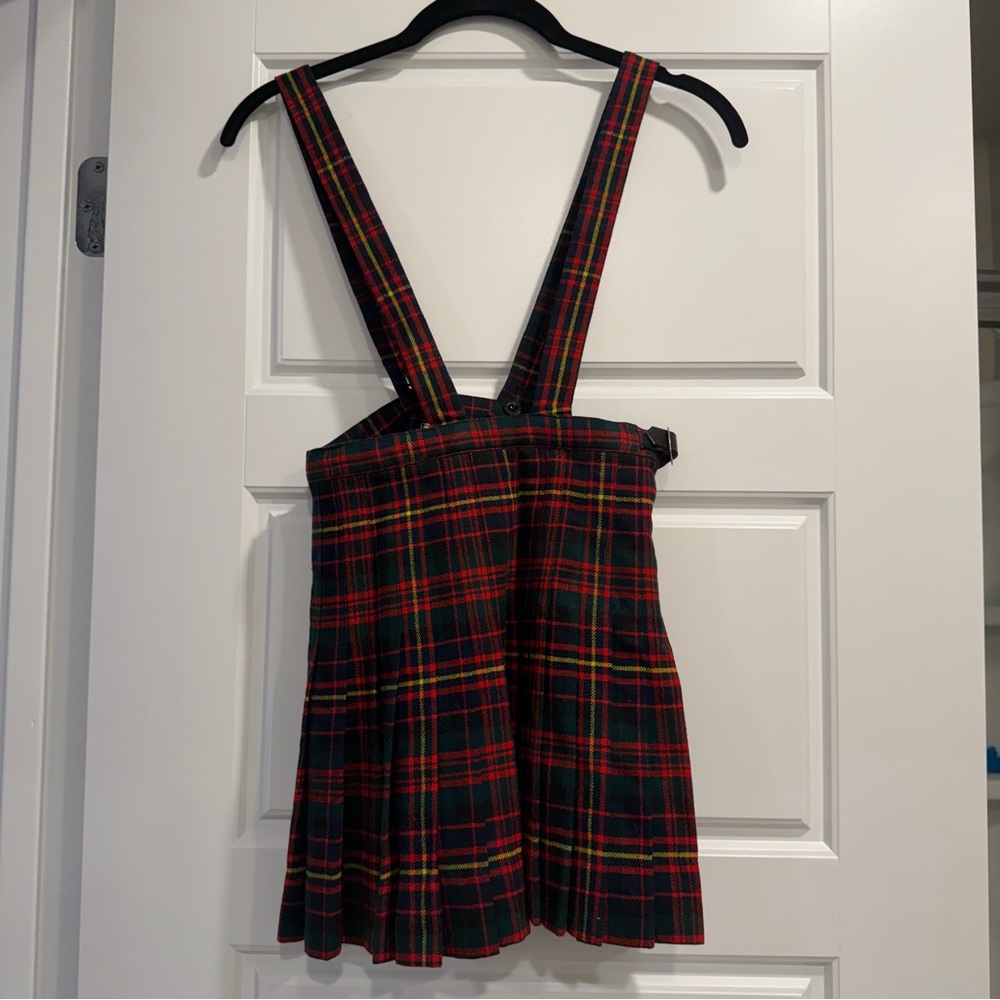 VTG Kinloch Anderson Liberty of London Plaid Jumper Kids 6 Made In Scotland Wool